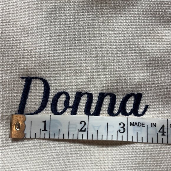 Vintage LL Bean Canvas Tote with Navy Trim zip close LARGE - Picture 3 of 16